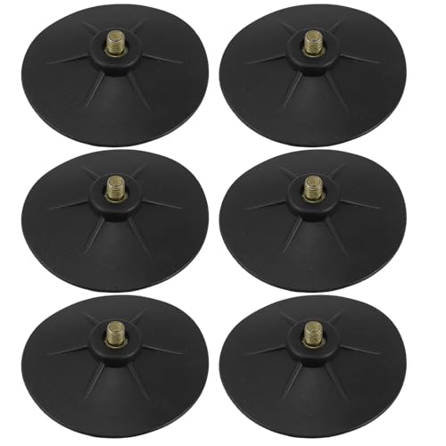 iplusmile 6 piezas Base de Ventosa de Reemplazo para Saco de Boxeo de Goma Duradera Base Estable para Entrenamiento Seguro Artes Marciales y Taekwondo Fácil Instalación