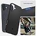Spigen Essential Sand Blast Designed for iPhone 16 Case (2024) [Military-Grade Protection] - Matte Black