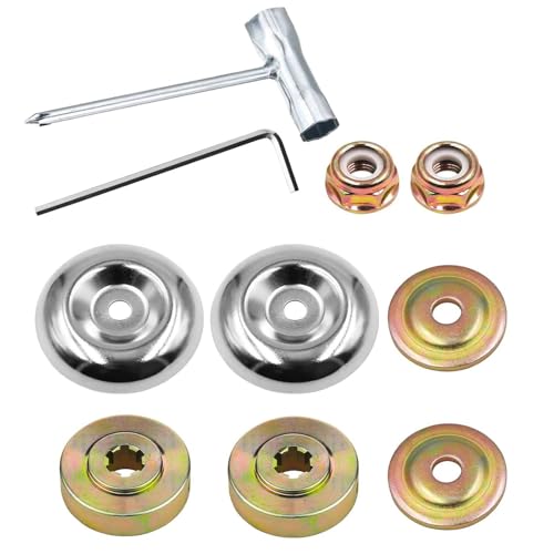 SVOCK Accesorios Desbrozadora 12 Piezas, Cabezal Desbrozadora Universal Tuerca Desbrozadora, Accesorios para Desbrozadora, Recambios Desbrozadoras para Cortacésped, Máquina de Riego, Recortadora