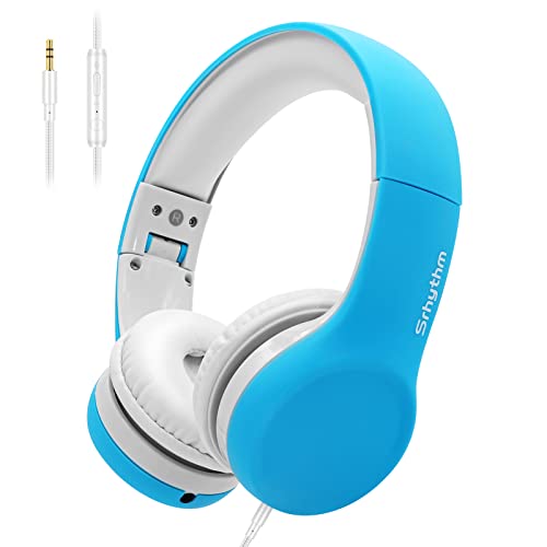 Srhythm NC10 Mini Auriculares Infantiles con Micrófonos en Línea, Auriculares de Botón para Niños Pequeños Cover