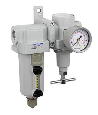 PneumaticPlus SAU420T-N04G-MEP Air Filter Regulator Combo 1/2