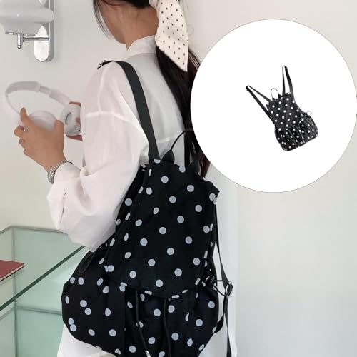 Mochilas para mujeres cómodas bolsos pequeños con cordón impermeables 2