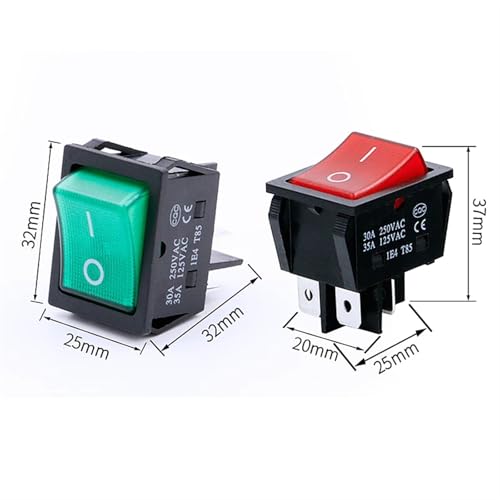 Interruptor KCD4 para control de encendido seguro en talleres 40A 7