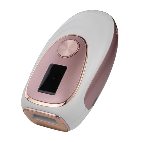 Image of Personal IPL Hair Removal Device with Ice-Cooling, 999K Flashes Hair Reduction, 5 Levels Control Device, Suitable for Women and Men, Pearl White Gold