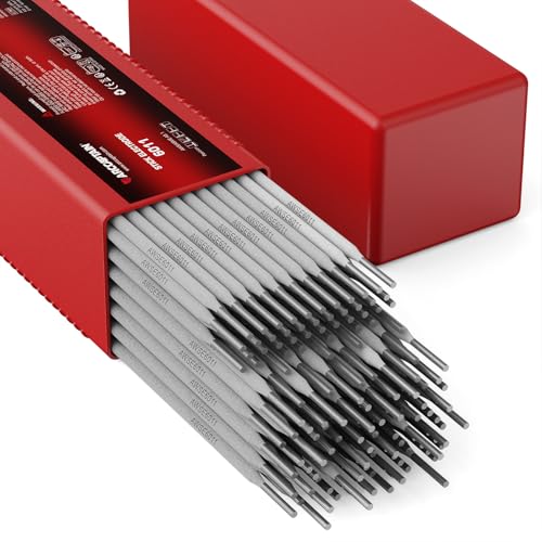 ARCCAPTAIN E6011 Welding Rod 1/8 10LB Carbon Steel Welding Sticks Electrodes Welding Rods ARC Welding Equipment