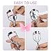 Eyelash Curler Refills Compatible with e.l.f.,Eyelash Curler Pads 24PCS,Silicone Lash Curler Refill Pads Compatible with e.l.f. (Colorful)