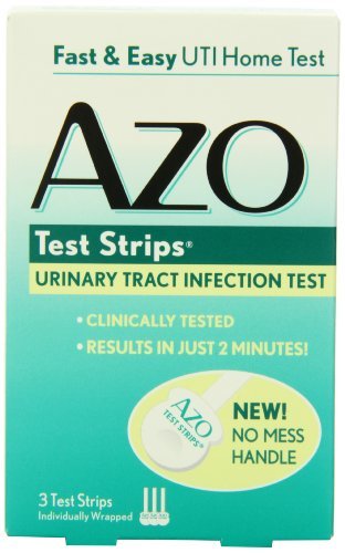 AZO Urinary Tract Infection Test Strips, 3-Count Box (Pack of 4)