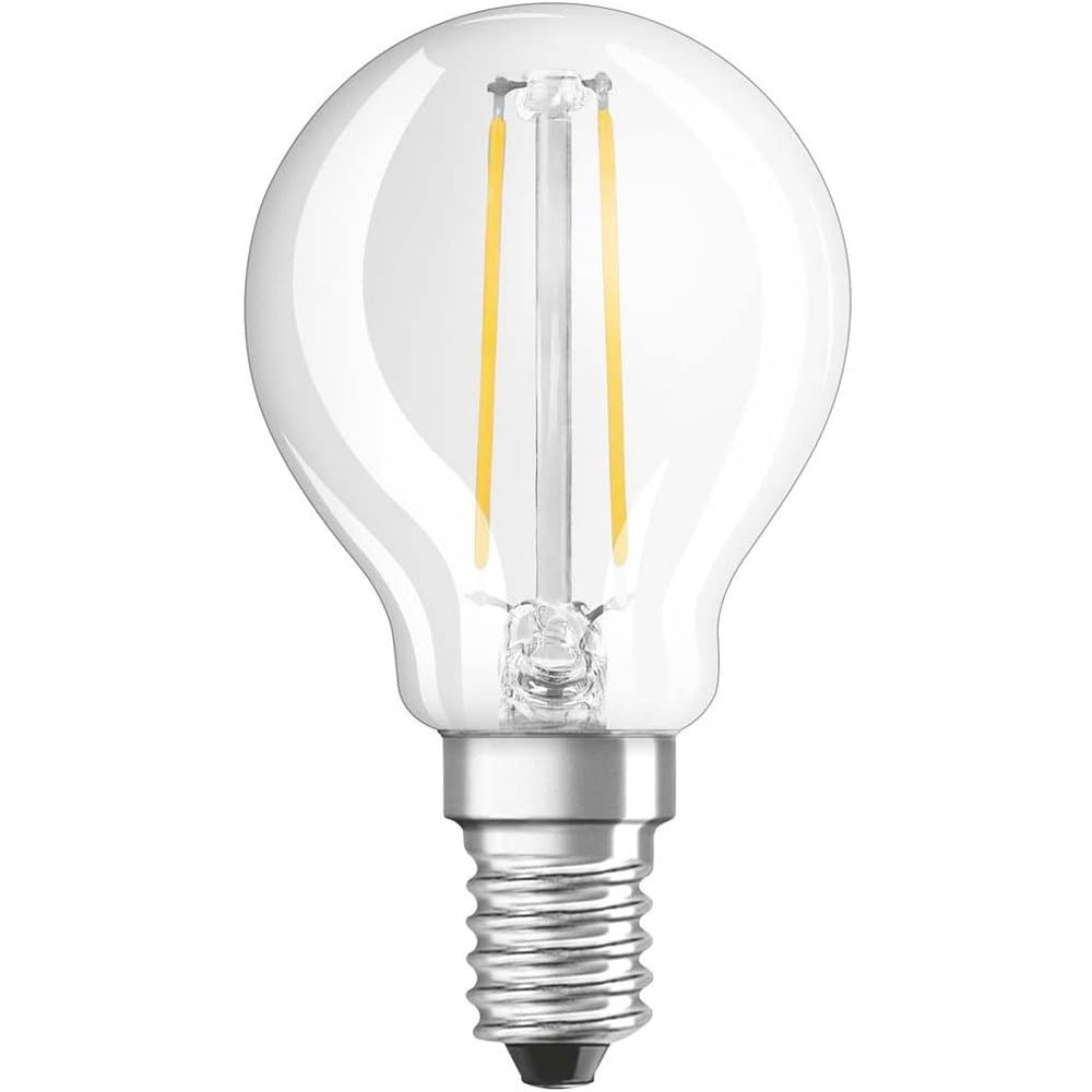NCC-Licht LED Filament Leuchtmittel Tropfen 2,5W = 25W E14 klar 250lm 840 Neutralweiß 4000K