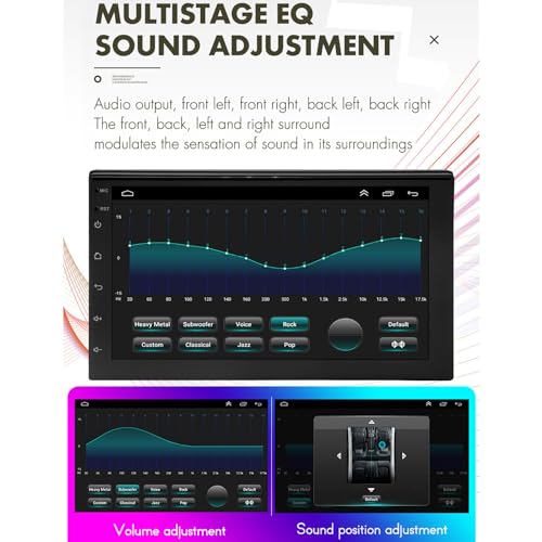 Autoradio écran tactile avec Mirror Link et double caméra de recul et de tableau de bord