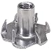 Parts Express #10-32 Deluxe 6-Prong T-Nuts 50 Pcs.