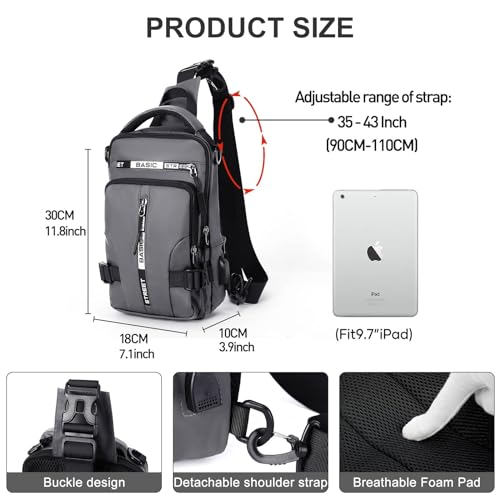 Seafew SLING BACKPACK Small Sling Chest Bag Daypack Crossbody Backpack thumb #1