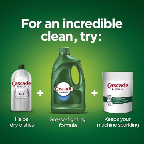 Image of Cascade Complete Dishwasher Detergent Liquid Gel, Fresh Scent, 75 oz