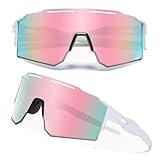 IKTOD Sports Polarized Sunglasses UV Protection for Youth, Men & Women, Ideal for Cycling Running Baseball Skiing & Softball (C22)