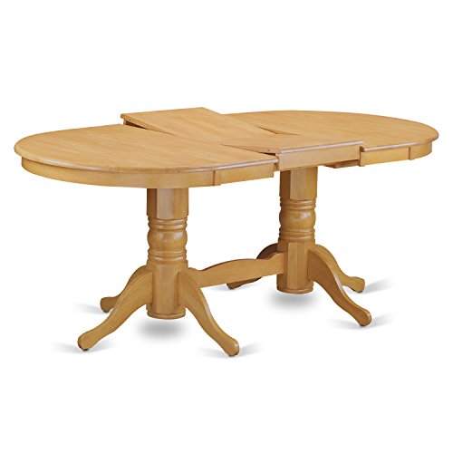 9 PC Dining room set for 8 Dining Table with Leaf and 8 Kitchen Dining Chairs