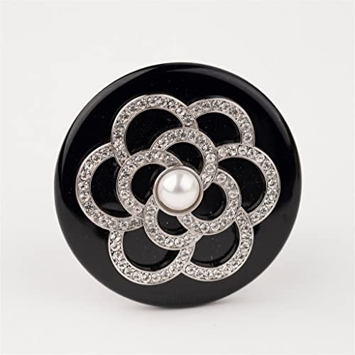 Hebilla de Clip para Bufanda de Flores, Placa de Acetato C, Broche, Bufanda de Seda, Accesorios de joyería, Clip de Anillo para Chal de Flor de imitación