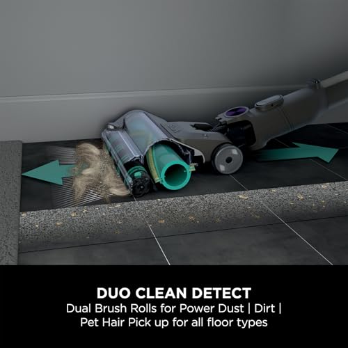 Image of Shark PowerDetect IP3251INT | Cordless Stick Vacuum with Auto-Charging and Auto Empty Dock | No Manual Emptying Upto 45 Days | 380W, 70 min runtime | Forward & Reverse Cleaning | Anti-Hair Wrap