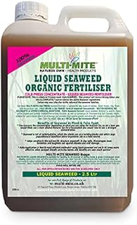 Multi-Mite® 2.5 Ltr LIQUID SEAWEED FAST Despatch - Organic Concentrate Plant Fertiliser Trees Lawn Veg and House Plants Root or Foliar Feed