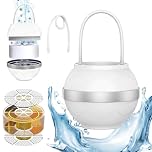 HOVCEH Bath Ball Filter, 8 Stages Bath Ball Filter-Bathtub Water Filter, Bathtub Tap Water Filter for Bathtub Water Softer Purifier Removes Contaminants Chlorine Fluoride Water Filter System