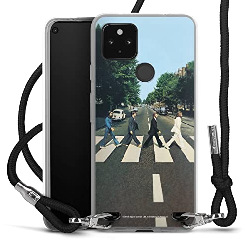 DeinDesign Coque Collier Compatible avec Google Pixel 4a 5G Coque avec Cordon Coque avec Cordon Abbey Road The Beatles… - Les Beatles, Paul McCartney, John Lennon, RIngo Starr, George Harrison DeinDesign Coque Collier Compatible avec Google Pixel 4a 5G Coque avec Cordon Coque avec Cordon Abbey Road The Beatles…