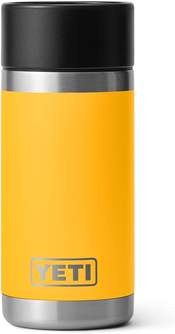 YETI Rambler 12 oz Bottle, Stainless Steel, Vacuum Insulated, with Hot Shot Cap | Vacuum Insulated