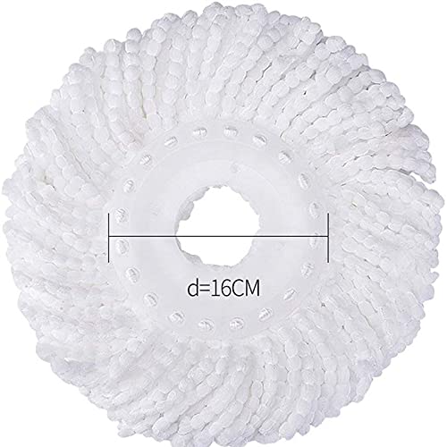 360° Spin Mop Replacement Head,Universal Rotating Mops Head Refill, Microfiber Washable Mop System Home Floor Cleaning Tools (Pack of 4)