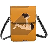 [ESASAV] ロングシャドウカーマスートラ スマホポーチ レディース スマホショルダー 斜めかけバッグ ショルダーバッグ 携帯ポーチ 長さ調整可能 手提げ 人気 軽量 財布