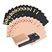 Comius Sharp 2 Decks Of Playing Carte Da Gioco Diamond Playing Cartes 24k Foil Impermeabile Magic Tricks Tool Per Feste E Gioco (Oro Rosa E Nero)