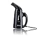 ProAid Portable Handheld Fabric Steamer- Fast Heat-Up 900W Travel Germent Steamer- Mini Iron for Travel and Home with 140 ml Capacity, Black