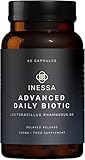 Inessa Advanced Daily Biotic, Probiotics Lactobacillus Rhamnosus (LGG), Powerful Digestive Support...