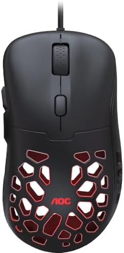 Mouse Gamer AOC GM510 ULTRALEVE 58g 16.000 DPI Pixart 3389 RGB 6 ...