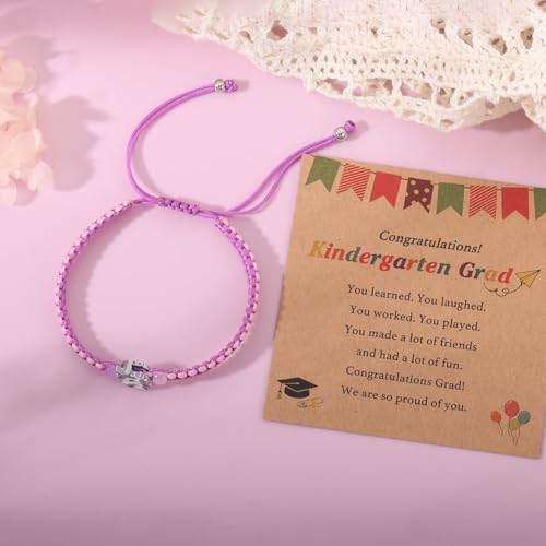 Image of 2026 Kindergarten Preschool Graduation Gifts for Girls Teens, First Day of School Bracelet for Daughter /Niece /Granddaughter