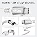 FEMORO Thunderbolt 4 Cable 6ft, USB4 V2.0 Cord Support 40Gbps Data Transfer 8K@60Hz Video Display 240W Fast Charging for TB4 External SSD and More Thunderbolt 4/3 Connection