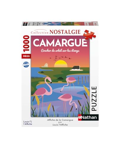 Puzzle 1000 pièces : Affiche de la Camargue Louis 'Affiche Ravensburger Nathan