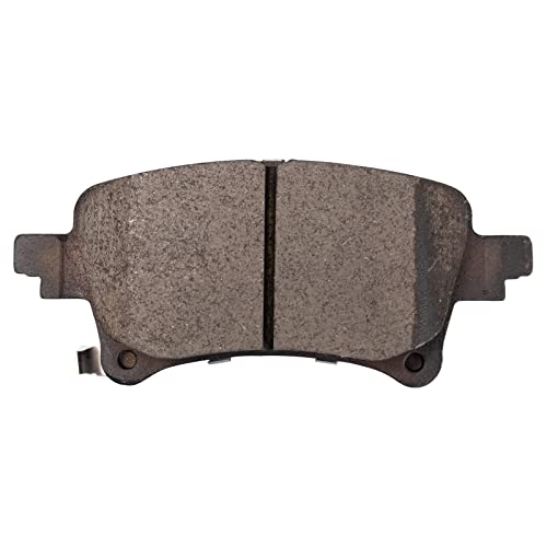 Image of TRQ Rear Brake Pad & Rotor Kit, with Chemical Kit Parking Brake Shoe Set Ceramic Compatible with 2021 Jeep Wrangler