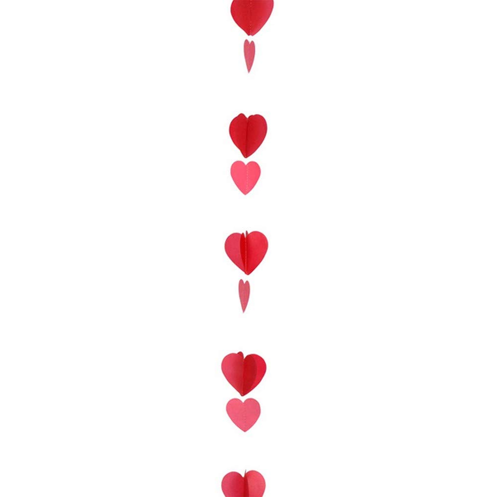 Amscan 9902825 Ball:Tail-Red-White Heart 1.2M