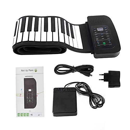 clavier électronique,HUIOP Piano Portable Piano 88 touches en silicone Rouleau flexible Up Clavier Pliable main-rouler avec batterie pédale de sustain,touche de piano,clavier électronique - Les Beatles, Paul McCartney, John Lennon, RIngo Starr, George Harrison clavier électronique,HUIOP Piano Portable Piano 88 touches en silicone Rouleau flexible Up Clavier Pliable main-rouler avec batterie pédale de sustain,touche de piano,clavier électronique – Image 3