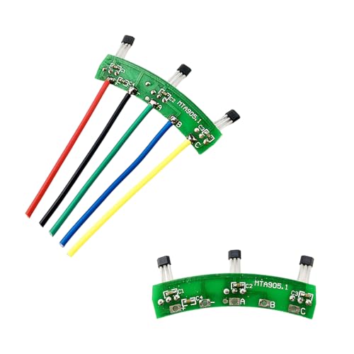 Ddujbtp Capteurs Hall de vélos électriques 500-2000W PCB pour deux composants de moteur de roue Capteurs Hall 120 degrés pour moyeu – vue 5
