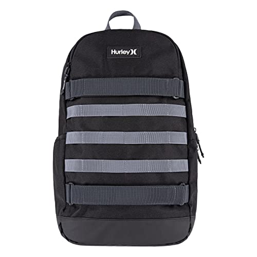 Hurley Unisex-Adults One and Only Utility Backpack, Anthracite/Black, L