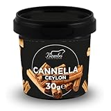 Cannella di Ceylon in Stecche 5 cm Bembo - 30 g - Cannella Vera (Cinnamomum Verum) – Basto...