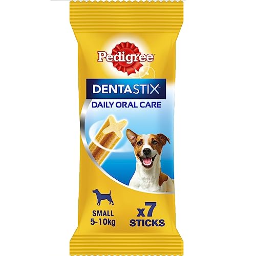 Pedigree Dentastix Snack per la Igiene Orale, Cane Piccolo 5-10 kg, 7 Bastoncini, 110 gr