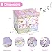 Jewelkeeper Enchanting Unicorn Musical Jewelry Box for Girls - Sparkling Rainbow Design Music Box with 2 Pullout Drawers to Store Earrings, Necklace and Bracelets - Plays The Beautiful Dreamer Tune