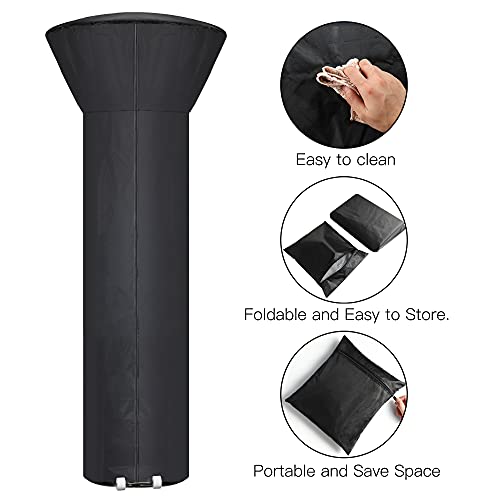 Patioheatercoverwaterproofwithzipperandstoragebagoutdoorheatercoverhasdustproofwindresistantuvresistantsnowresistantfeaturesforpatioheater89heightx33domex19base Urban Country Home Decor Patio heater cover waterproof with zipper and storage bagoutdoor heater cover has dustproofwind resistantuv resistantsnow resistant features for patio heater 89 height x 33 dome x 19 base urban country home decor