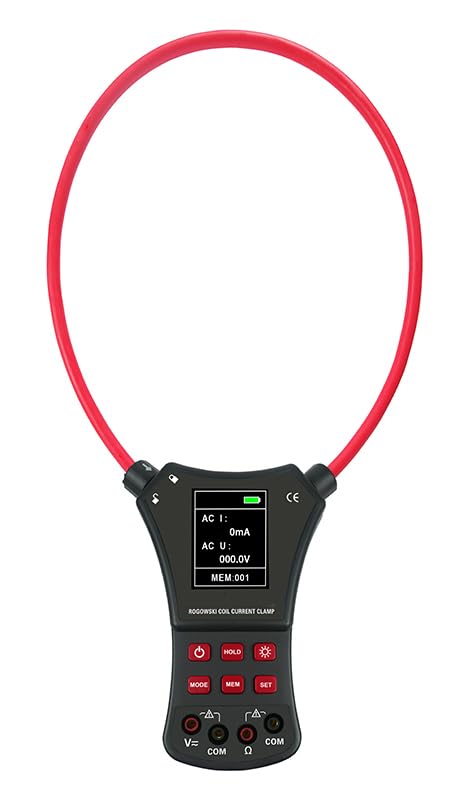 Medidor de Pinza Amperimétrica Flexible para Corriente Alta de AC 10000A, Voltaje AC 750V y DC 1000V, Resistencia 2kΩ con Prueba de Continuidad y Puerto USB miniatura 2