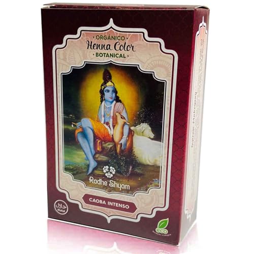 Radhe Shyam Henna Polvo Botanicals Caoba Intenso 100Gr.