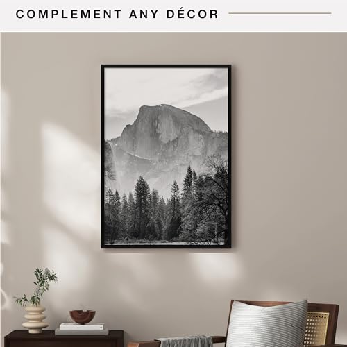 Image of MCS Everline Poster Frame, 20x28, Black | Everline Collection Poster Frame For Photos & Art Prints, Hangs Vertical Or Horizontal, 20x28 Inch, Black Finish, 1-Pack
