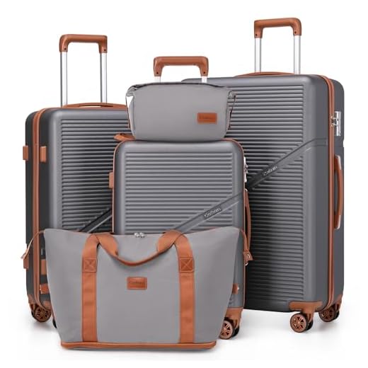 How long is the away luggage sale Cosbarn 5 Piece Hardshell Luggage Set