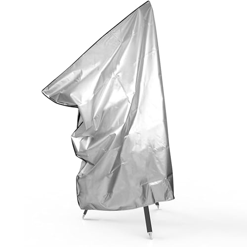 Telescope Cover Waterproof Outdoor, 47 x 63 Inch (160x120cm), Protective Protector for Large Astronomical Telescopes Indoor Outside Against Sun Dust Moisture, Adjustable Fixing Drawstring (Silver)