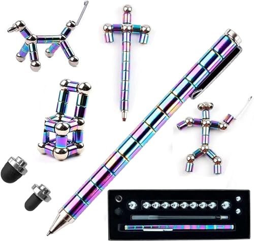 JIAVAXA Magnetic Fidget Toy Pen Multicolor - Image 2