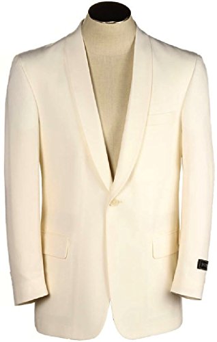 Hardwick Ivory Off White Big and Tall USA Made Formal Dinner Jacket - Main Image