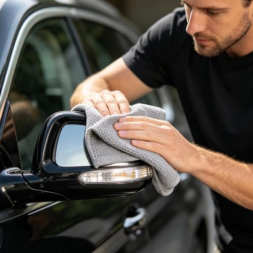 Toallas de secado para coche y hogar lavables de microfibra 3